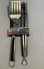 Oxo Soft Works 2 Piece Grilling Set Stainless Steel Tongs And Turner Non Slip Nw. Fixed Price $45.00.
