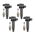Bdfhyk Ignition Coil Pack UF316 And Iridium Spark Plug 7090 Compatible With Toyo. Fixed Price $92.95.