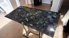 Labradorite Stone Kitchen Countertop/slab Dining Tabletop. Fixed Price $923.25.