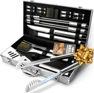 Grillart Bbq Utensil Tools Set Reinforced Tongs 19-PIECE Stainless-ste. Fixed Price $123.79.