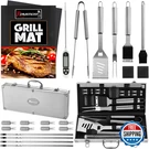 Romanticist 23PCS Must-have Bbq Grill Accessories Set Thermometer In Case. Fixed Price $46.22.
