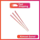 Bamboomn - Triangular Appetizer Food And Drink Prism Picks 3.5" (8.9CM) Pink. Fixed Price $15.52.