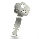 Honkador 25460 Fire Alarm Box Key For Most Pull Silver. Fixed Price $13.11.