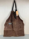 Outset F240 Bbq Grill Or Kitchen Apron Brown Leather New With Tags. Fixed Price $34.95.