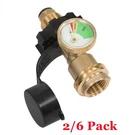 2/6 Pack Universal Propane Tank Gauge & Adapter Dual-fit Pol To QCC1 For 100LB. Fixed Price $19.80.