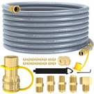 18FT 3/8" Natural Gas Hose, Low Pressure Lpg With Quick Connect, For 524.... Fixed Price $77.63.