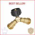 Dozyant Propane Splitter, Way Lp Gas Adapter Tee Connector For 20LB Ta. Fixed Price $22.63.
