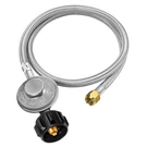 Gassaf 12FT Stainless Braided Propane Regulator With Hose,universal Grill Reg.... Fixed Price $48.23.