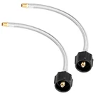 Pieces 12 1/4-INCH Npt Stainless Braided Pigtail Rv Propane Hose. Fixed Price $29.99.