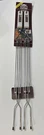 Hershey's Extendable Mores Cooking Forks W/glow The Dark Handles New. Fixed Price $18.00.