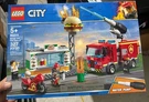 *rare* Lego City: Burger Bar Fire Rescue (60214) Nib Retired Set. Fixed Price $85.00.