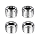 Joywayus 4PCS Stainless Steel Internal Hex Thread Socket Pipe Plug 1/4"NPT Male. Fixed Price $15.19.