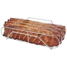 Extra Long Stainless Steel Rib Rack For Smoking And Grilling, Holds Up To 3 F.... Fixed Price $36.97.