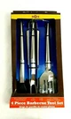 Mr. Bar-b-q 4-PIECE Skyline Stainless Steel 02826X Grill Set Tongs Spatula Bbq. Fixed Price $25.47.