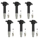 Ignition Coil Pack + Iridium Spark Plugs For 2006-2010 Chrysler 300 2.7L 3.5L.... Fixed Price $148.16.