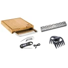 Zwilling Bbq+ 4-PC Grill Smoker Set, Bamboo Cutting Board With Tray, Box,. Fixed Price $104.99.