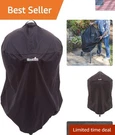 Durable Kettleman Charcoal Grill Cover - Secure Fit & Black Polyester Fabric. Fixed Price $20.79.