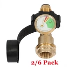 2/6 Pack Propane Tank Adapter Universal Converts Pol To QCC1 Type 100LB. Fixed Price $43.68.