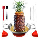 Fengzhe Al Pastor Skewer For Grill Stainless Steel X10''X1.5'', Sliver. Fixed Price $24.64.