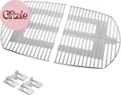 Solid Rod Stainless Steel Grill Cooking Grates For Weber Q300, Q320, Q3000, Q310. Fixed Price $110.27.