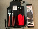 Grande Chef 7-PIECE Barbeque Bbq Apron Tool Set Gifts For Him New. Fixed Price $9.00.