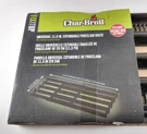 Char-broil Grill Grate Expandable 11.5" Porcelain-coated Steel New Open Package. Fixed Price $11.21.