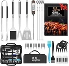 Bbq Tool Set Stainless Steel Outdoor Grill Utensil Cooking Cutlery Kit With Case. Fixed Price $25.99.