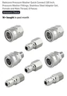 Raincovo Pressure Washer Quick Connect 3/8 Inch Fittings. Fixed Price $19.99.