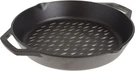 Lodge L10GBL 12" Cast Iron Dual Handle Grill Basket, Inch, Black. Fixed Price $50.89.