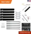 Complete Grill Maintenance Kit Burners, Heat Plates For Brinkmann 810-8501-S. Fixed Price $55.09.