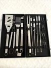 16-PIECE Stainless Steel Bbq Grill Tool Set With Aluminum Case New Never Used. Fixed Price $30.00.