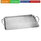 76632 Stainless Steel Grill Topper Grid, 11"X17" Bbq Tray. Fixed Price $35.55.