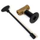Gas Fire Pit Key Valve Kit - 1/2" Npt Flat Black. Fixed Price $39.51.