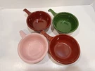Tst Taylor Smith Oven Serve Ware Set Of 4 Handled Floral Bowls U.s.a.. Fixed Price $34.99.