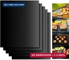 Mats For Outdoor Grill, Dailyart Non Stick Set Of 5 Bbq. Fixed Price $14.50.
