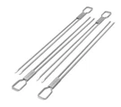 Broil King 64049 Stainless Steel Dual Prong 12-INCH Grilling Skewers, 4-PACK. Fixed Price $18.42.