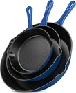 Pre-seasoned Cast Iron Skillet Set 3-PIECE 6 , 8 And 10 Inches Utopia Kitchen. Fixed Price $38.66.