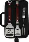 Panoware Bbq Grill Tools For Dad, 4 Piece Set, Number 1 Tongs, Spatula,. Fixed Price $30.62.