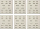 Hongso 8" X 7.25" Replacement Ceramic Radiant 7-1/4" (6 Pcs). Fixed Price $57.54.