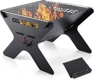 Odoland Camping Campfire Grill, Portable Folding Charcoal Grills. Fixed Price $61.70.