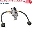 2-STAGE Auto Changeover Lp Propane Gas Regulator With Two 12" Pigtails For Rvs. Fixed Price $60.03.