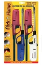 4 Pack Click Flame, Wind Resistant, Flexible Shaft & 2 Multi Purpose Lighters. Fixed Price $13.91.