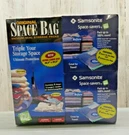 Original Space Bag Storage Samsonite Vacuum-seal Combo Set Jumbo, Lg, Ex-lg. Fixed Price $15.00.