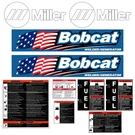 Decal Kit For Miller Bobcat Generator Welder Replacement Stickers Free Ship. Fixed Price $79.95.