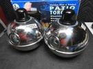 Rockford Tool Stainless Steel Brushed Round Patio Torches 2 Pack Nib. Fixed Price $84.95.