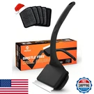 Meker Bristle-free Grill Brush Cleaner W/ 5 Replacement Heads & Scraper. Fixed Price $40.75.