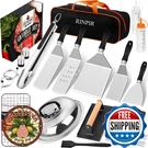Rinpir 33PCS Griddle Accessories Kit For Blackstone Flat Top Grill Tools Spatula. Fixed Price $49.29.