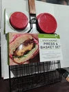 Charcoal Companion "jucy Lucy" Stuff-a-burger Press & Basket Set New. Fixed Price $19.98.