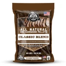 Natural Hardwood Bbq Grilling Pellets Pecan Hickory Mesquite Flavor 40LB New. Fixed Price $35.56.