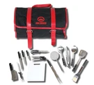 King Kooker 1660 16-PIECE Stainless Steel Tailgaiting Utensil Set W/ Carry Case. Fixed Price $113.82.